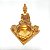 Porta Vela/Incensário em Resina Buda Dourado Com Brilho 8cm - Imagem 1