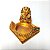 Porta Vela/Incensário em Resina Tutancâmon Dourado 8cm - Imagem 1