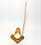 Porta Vela/Incensário em Resina Tutancâmon Dourado 8cm - Imagem 2