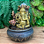 Fonte de Água em Resina Ganesha Dourado/Flor de Lótus Com Bola 3Q - P - Imagem 2