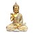 Estátua Resina Buda Dourado com Brilho 21CM - Imagem 1