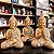 Estátua Buda Brilho Meditando Com Brilho - 14cm - Imagem 2