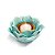 Incensário Turibulo de Porcelana Flor de Lótus Azul 6*11 - Imagem 1