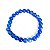 Pulseira Bola Pedra Jade Azul 8MM - Imagem 1