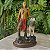 Estátua em Resina Índio com Lobo - Imagem 2