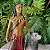 Estátua em Resina Índio com Lobo - Imagem 3