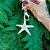 Chaveiro em Metal Dourado - Estrela do Mar com Brilho Modelos Variados - Imagem 2