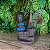 Incensário Cascata Buda Azul Meditando - Imagem 2