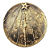Incensário em Resina Dourado Signo de Libra - Imagem 1