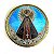 Enfeite de Parede Nossa Senhora Aparecida - Azul Claro - Imagem 1