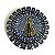 Enfeite de Parede Nossa Senhora Aparecida - Brilho Azul - Imagem 1