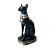 Estátua Gata Bastet em Resina 19cm - Preta - Imagem 1