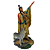 Estátua em Resina India Jovem Com Lobo Cinzento - 15,5cm - Imagem 1