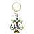 Chaveiro Signo Libra 4cm - Imagem 1
