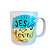 Caneca Porcelana 320 ml - Jesus Love - Imagem 1