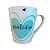 Caneca de Porcelana 300ml - Gratidão - Imagem 1