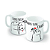 Caneca Porcelana 320 ml - Tudo Passa - Imagem 1