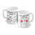 Caneca Porcelana 320 ml - Longe Faz Falta - Imagem 1