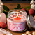 Vela Artesanal Energética com Quartzo Rosa - Amor - Imagem 2