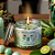 Vela Artesanal Energética com Quartzo Verde - Saúde e Vitalidade - Imagem 2