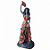 Estátua Resina Orixás - Cigana 7 Saias Vermelha com 25cm - Imagem 1