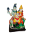 Estátua resina Familia Hindu - Shiva, Parvati e Ganesha -18 cm - Imagem 1