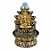 Fonte de Água Resina Ganesha Dourado Com Bola 11Q M - 32604 - Imagem 1