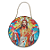 Enfeite de Parede Jesus Cristo Vitral - Colorido Modelo C - Imagem 1