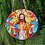 Enfeite de Parede Jesus Cristo Vitral - Colorido Modelo C - Imagem 2