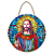 Enfeite de Parede Jesus Cristo Vitral - Colorido Modelo B - Imagem 1