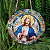 Enfeite de Parede Jesus Cristo Vitral - Azulado - Imagem 2