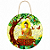 Enfeite de Parede Buda Vitral - Amarelado - Imagem 1