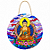 Enfeite de Parede Buda Vitral - Colorido Modelo A - Imagem 1