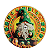 Incesário de Vidro Redondo Gnomo da Prosperidade (Amarelo e Verde) - Imagem 1