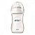 Mamadeira petala avent transparente 260ml - Imagem 1