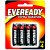 Pilha eveready sm pequena aa com 4 unidades - Imagem 1