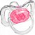 Chupeta kuka cristal fase 1 rosa - Imagem 1