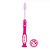 Escova de dente infantil chicco 3-6 anos milk teeth rosa/roxo - Imagem 1