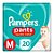 Fralda pampers pants ajuste total m 20 unidades - Imagem 1