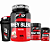 Kit whey protein blend 900g+bcaa 1000 60 caps+creatina 60g+coqueteleira baunilha-ftw - Imagem 1