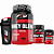 Kit whey protein blend 900g+bcaa 1000 60 caps+creatina 60g+coqueteleira chocolate ftw - Imagem 1