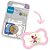 Chupeta - air night - bico de silicone skinsoft - +6 meses - passarinho - rosa - mam - Imagem 1