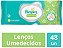 LENCOS UMED.PAMPERS AROMA DE ALOE VERA C/48UN - Imagem 2