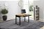 Escrivaninha Industrial 118cm c/ 1 gaveta – freijó/preto fosco ou off white/freijó - dalla costa - Imagem 2
