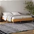Cama colchão queen 158X188 com pé de madeira natural – freijó - dalla costa - Imagem 2