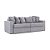 Estofado Sofá MH-4251 – Chaise Long Retrátil Modular com Braços Personalizáveis - herval - Imagem 2