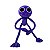 Roxo Rainbow Friends Pelúcia Pronta Entrega - Imagem 2