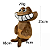 Pelúcia Sapo Sheriff Toadster Garten Of Bambam Original - Imagem 2