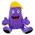 Pelúcia Monstro Roxo Grimace Shake Boné Amarelo - Imagem 1