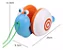 Brinquedo Bichinho De Puxar Caracol C/ Musica E Luzes - Imagem 2